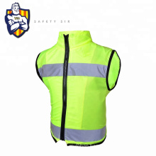 Reflective Vest Knitting Polyester Fabric Kids Reflective Safety Vest Children High Visibility Security